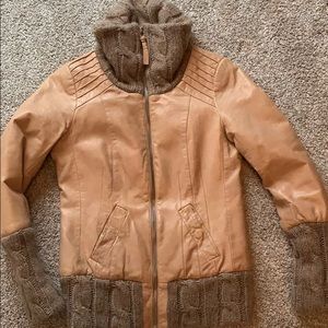 COPY - Woman’s Mackage leather bomber with knot detail